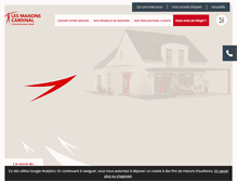 Tablet Screenshot of maisons-cardinal.fr
